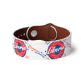 Faux leather bracelet