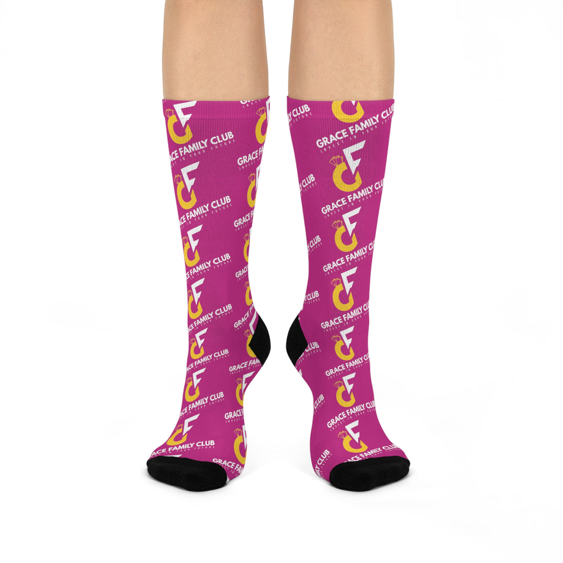 Cushioned crew socks