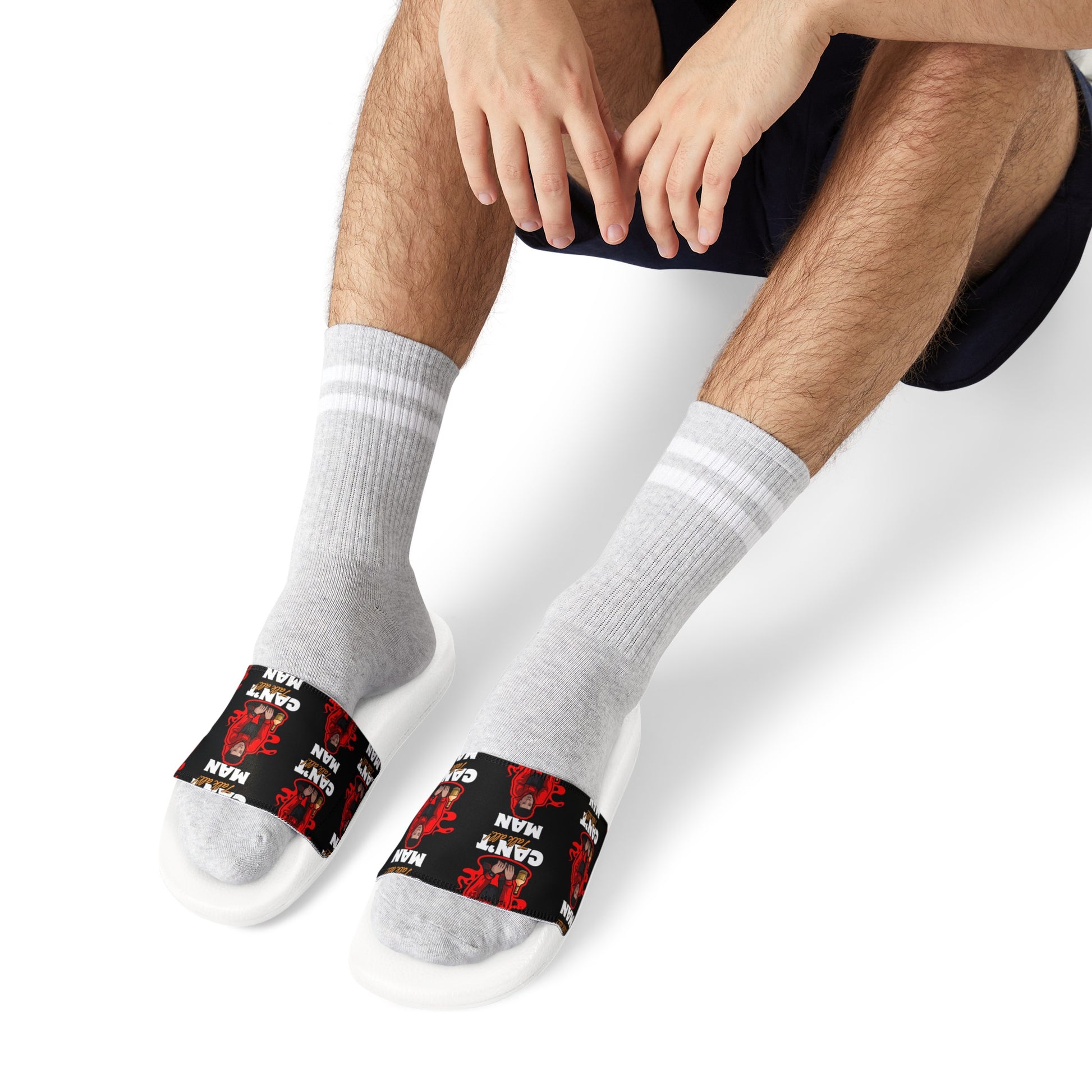 Men's sandals with removable straps