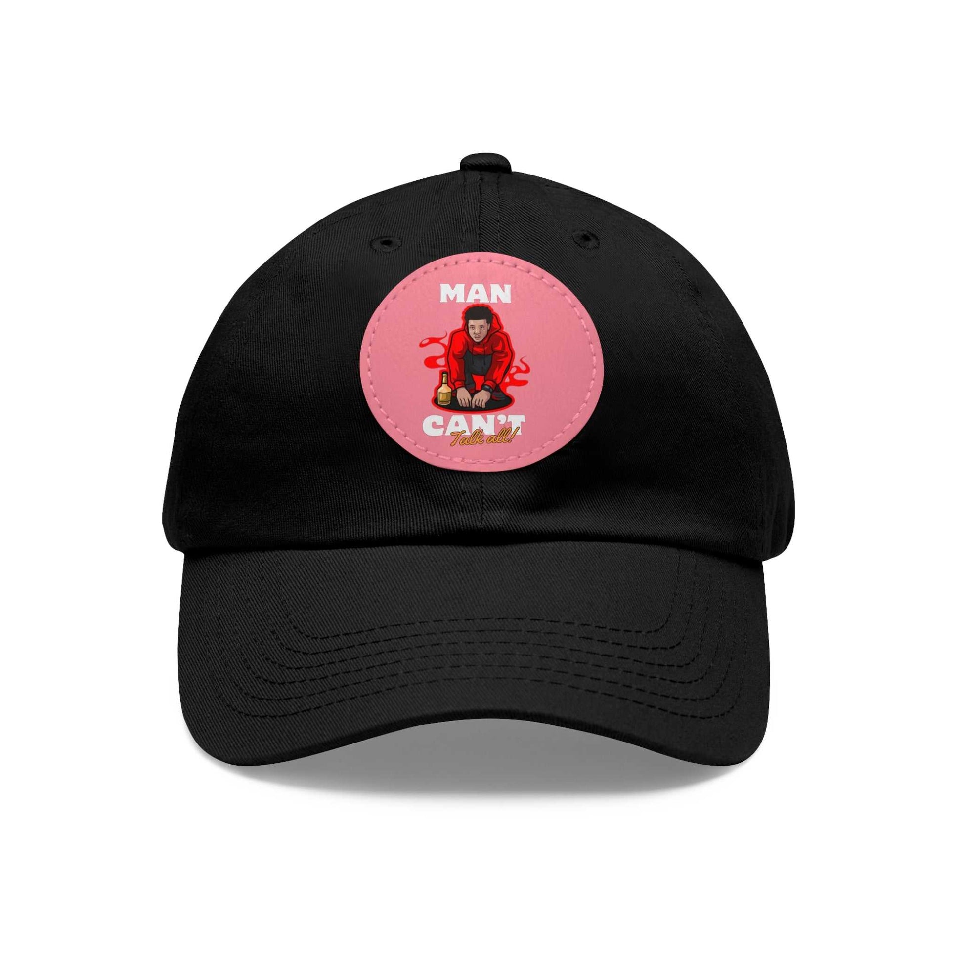 Hats Dad Hat with Leather Patch (Round) Hats & Caps ornatusapparel