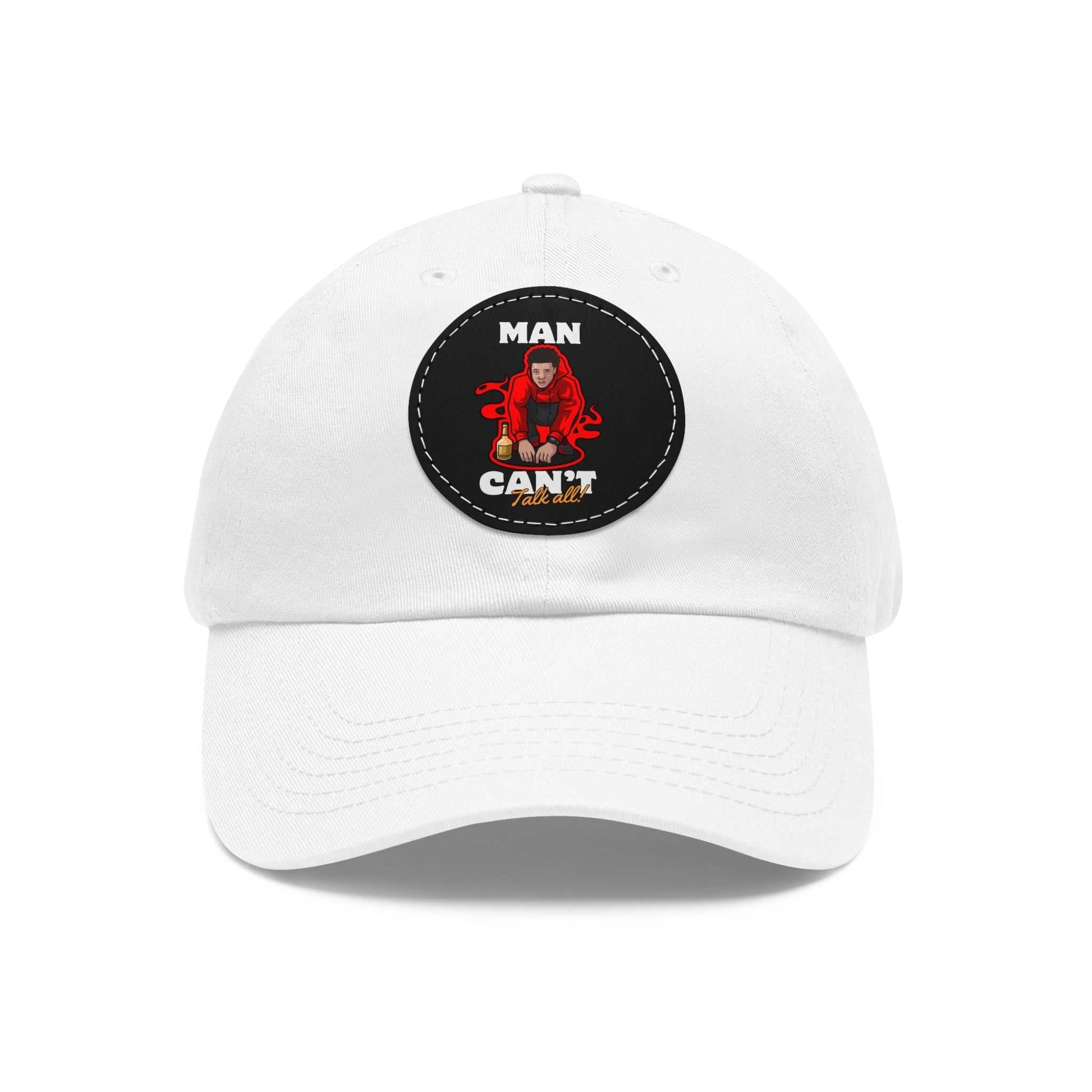 Hats Dad Hat with Leather Patch (Round) Hats & Caps ornatusapparel
