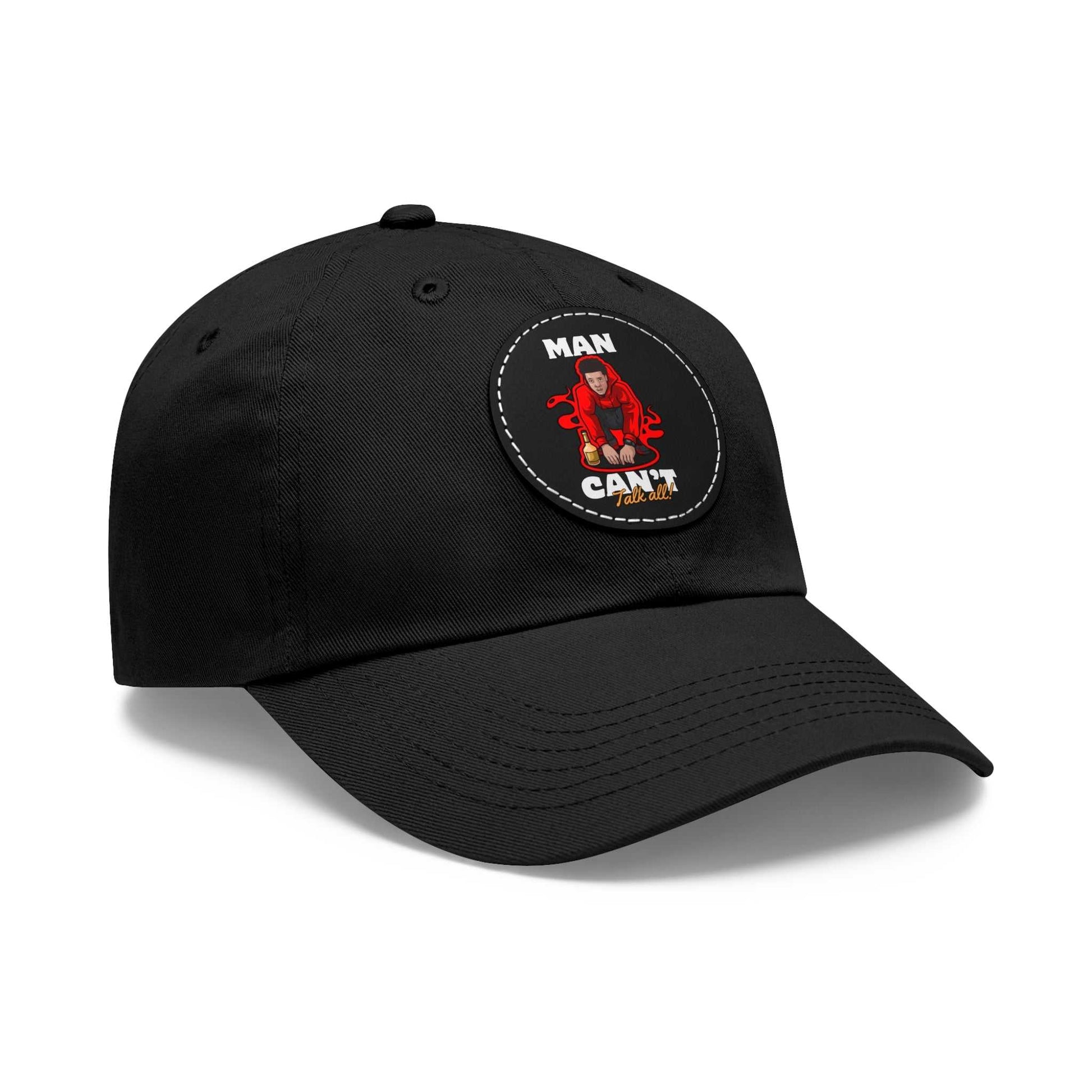 Hats Dad Hat with Leather Patch (Round) Hats & Caps ornatusapparel