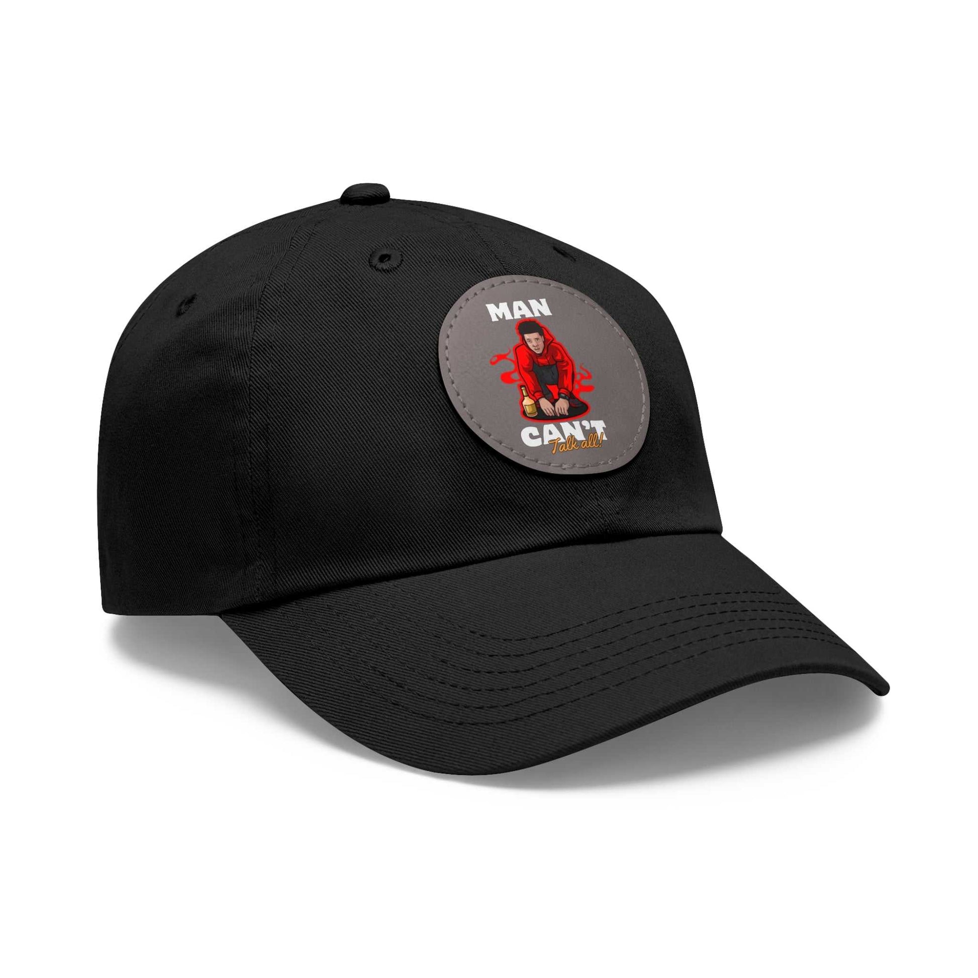 Hats Dad Hat with Leather Patch (Round) Hats & Caps ornatusapparel