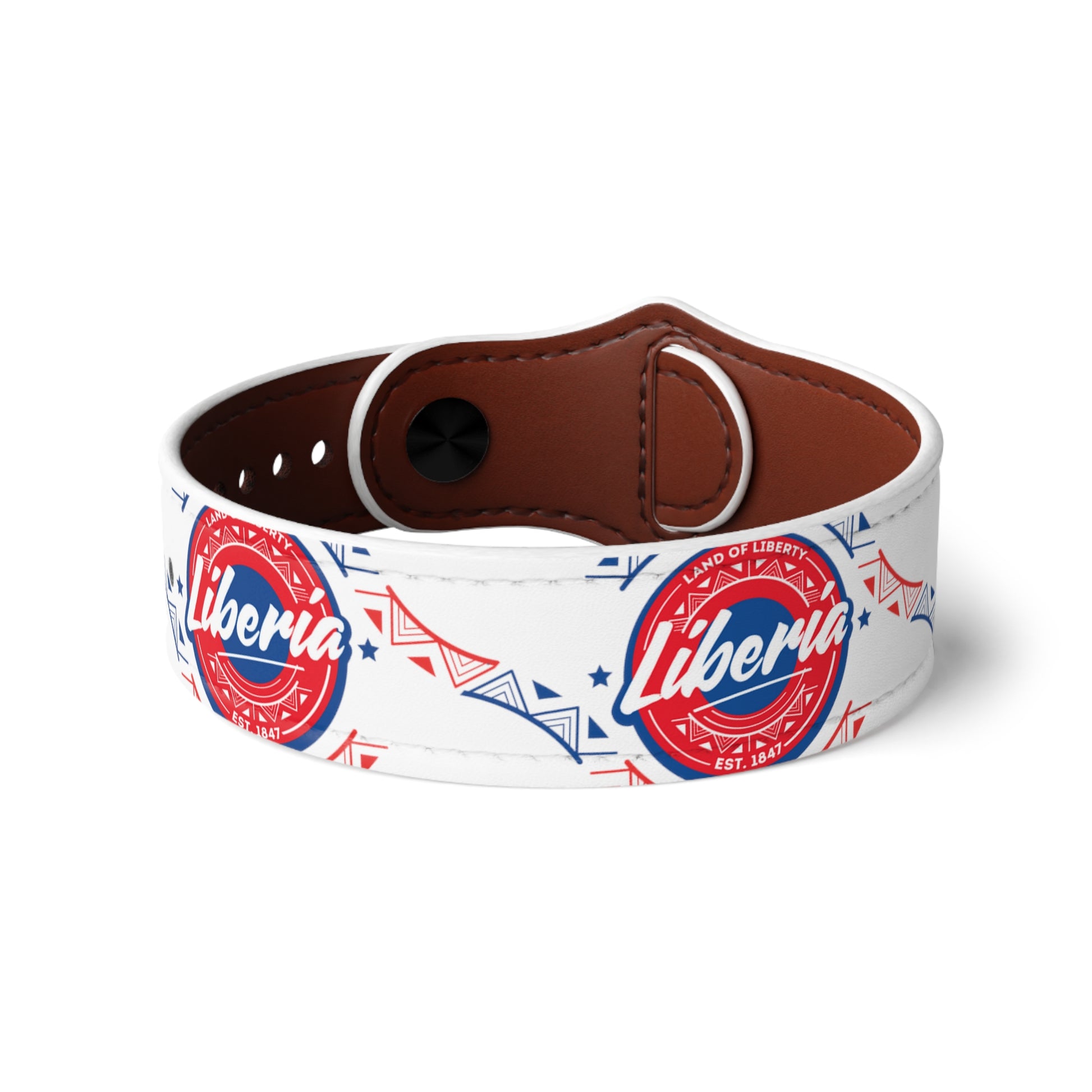 Faux leather bracelet
