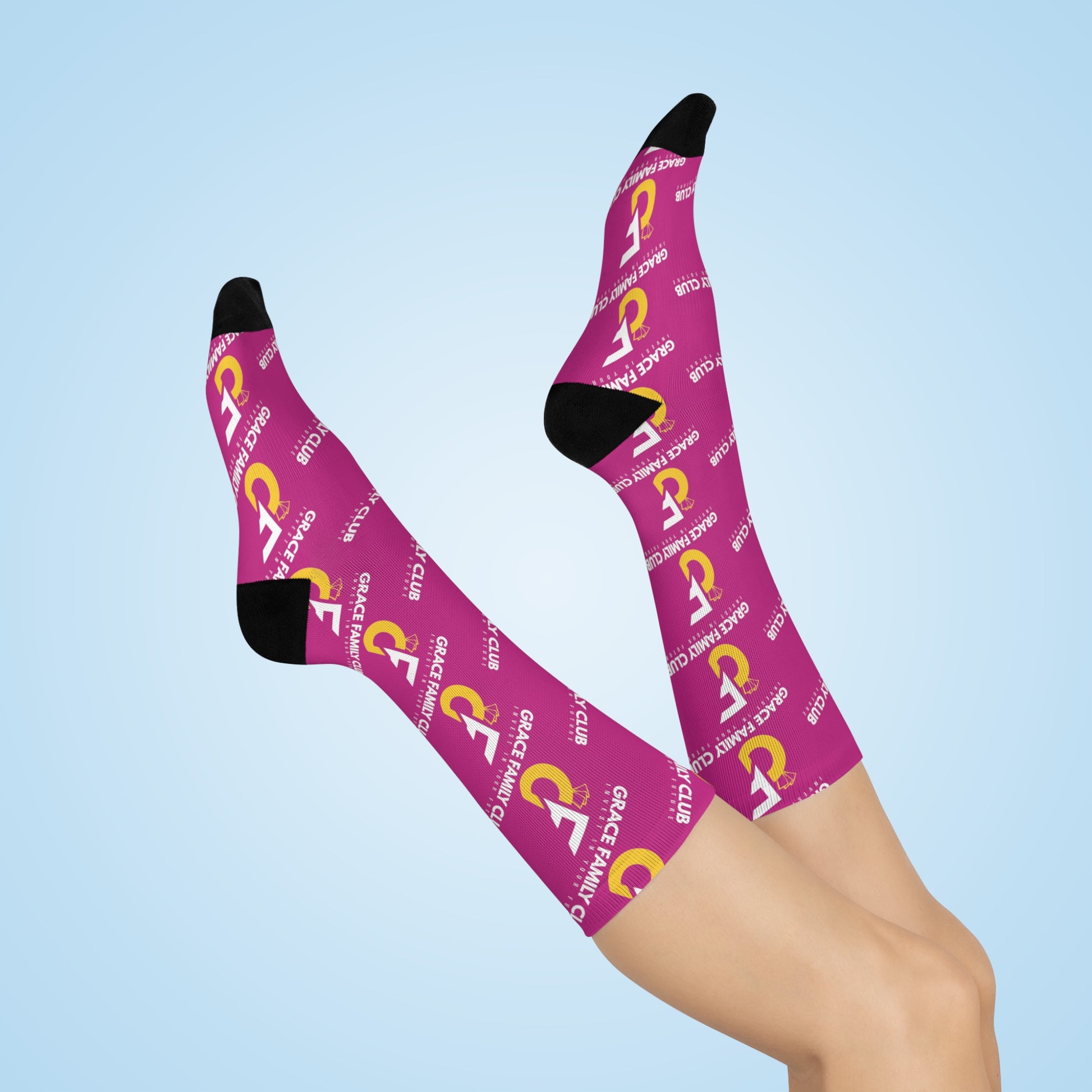 Cushioned crew socks