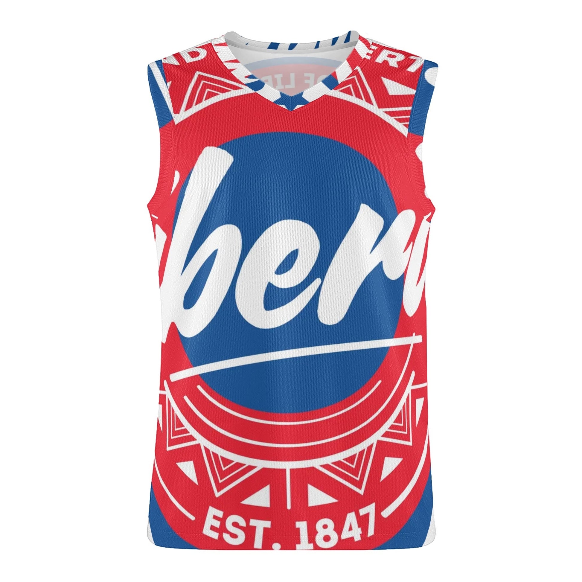 Athletic basketball tank top