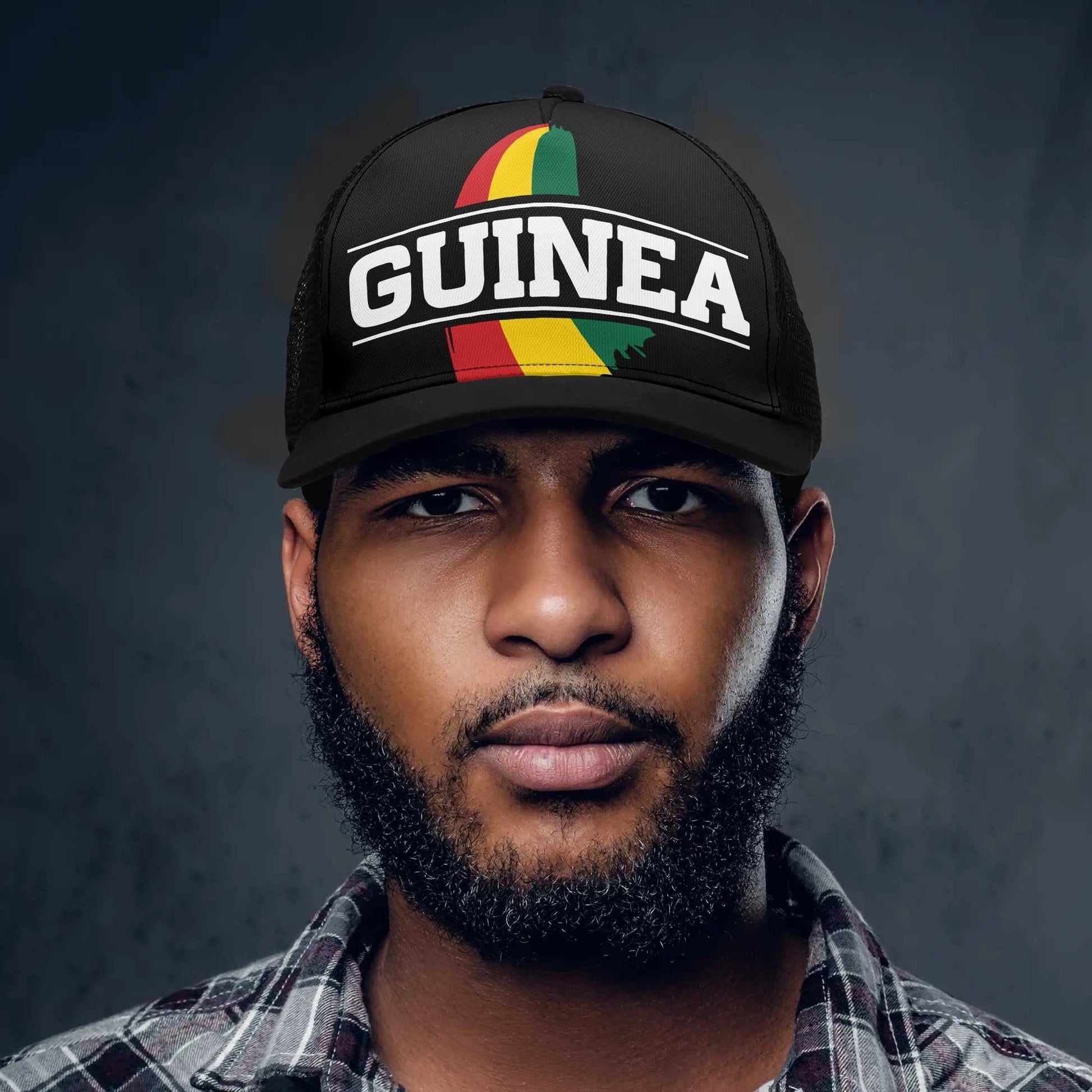  Front Printing Mesh Trucker Hats Guinea ornatusapparel