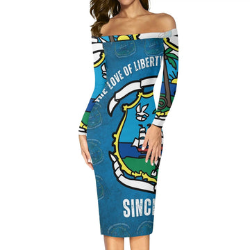  Long Sleeve Wrap Dress Liberia ornatusapparel