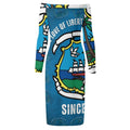  Long Sleeve Wrap Dress Liberia ornatusapparel