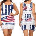  Sleeveless vest dress Liberia ornatusapparel
