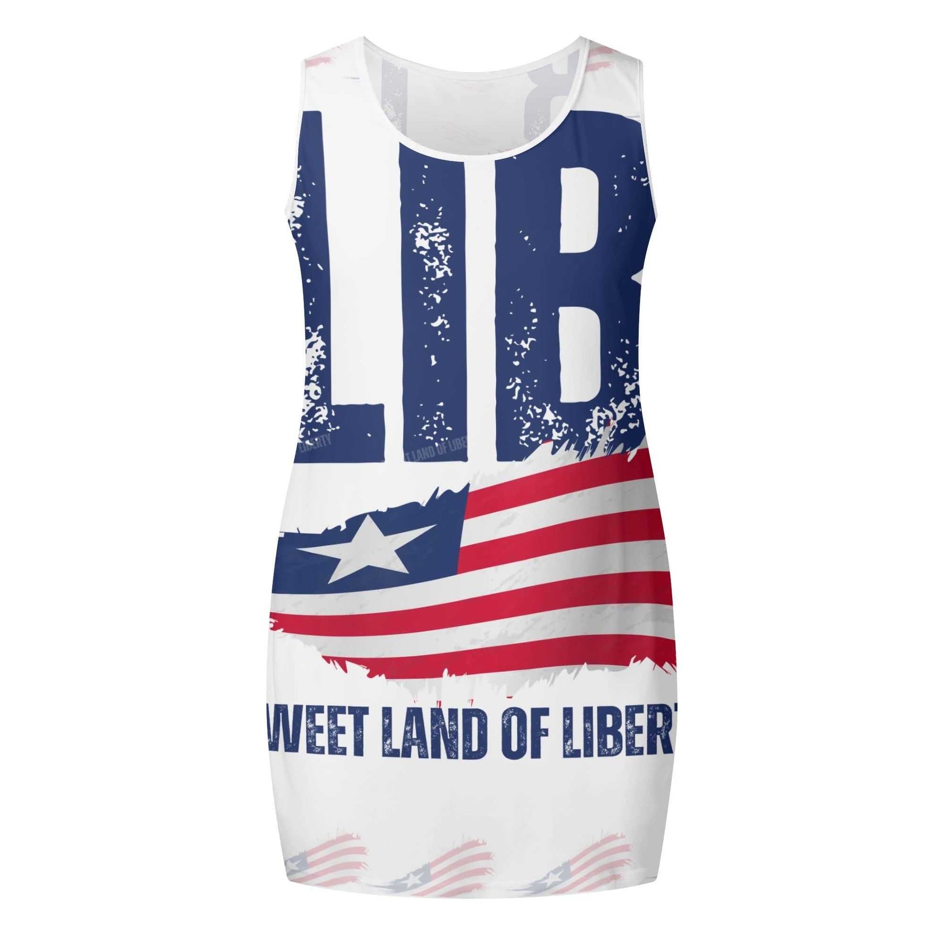  Sleeveless vest dress Liberia ornatusapparel