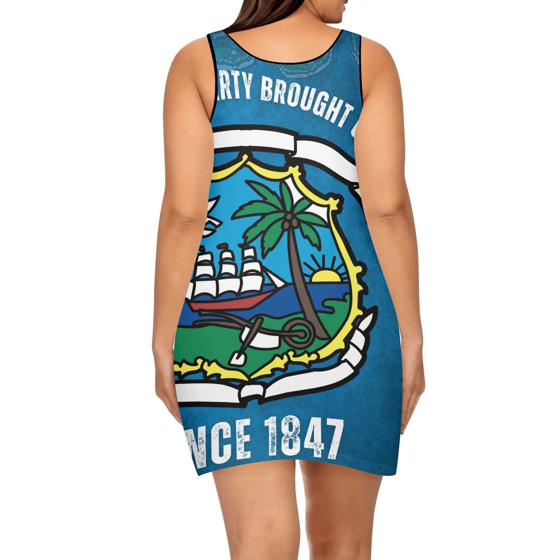  Sleeveless Dress Liberia ornatusapparel