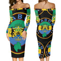 Off the Shoulder Long Sleeve Dress