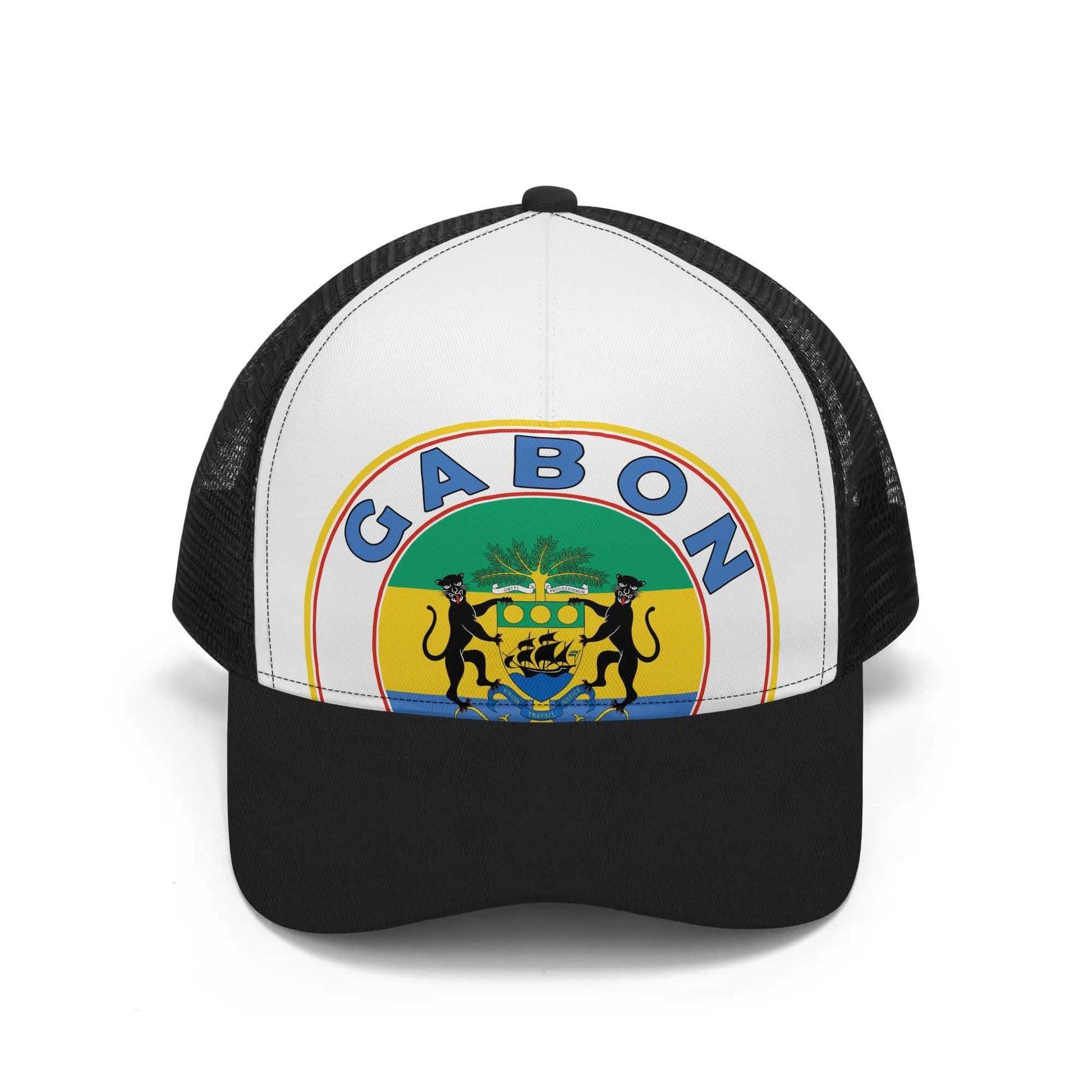  Front Printing Mesh Trucker Hats Gabon ornatusapparel