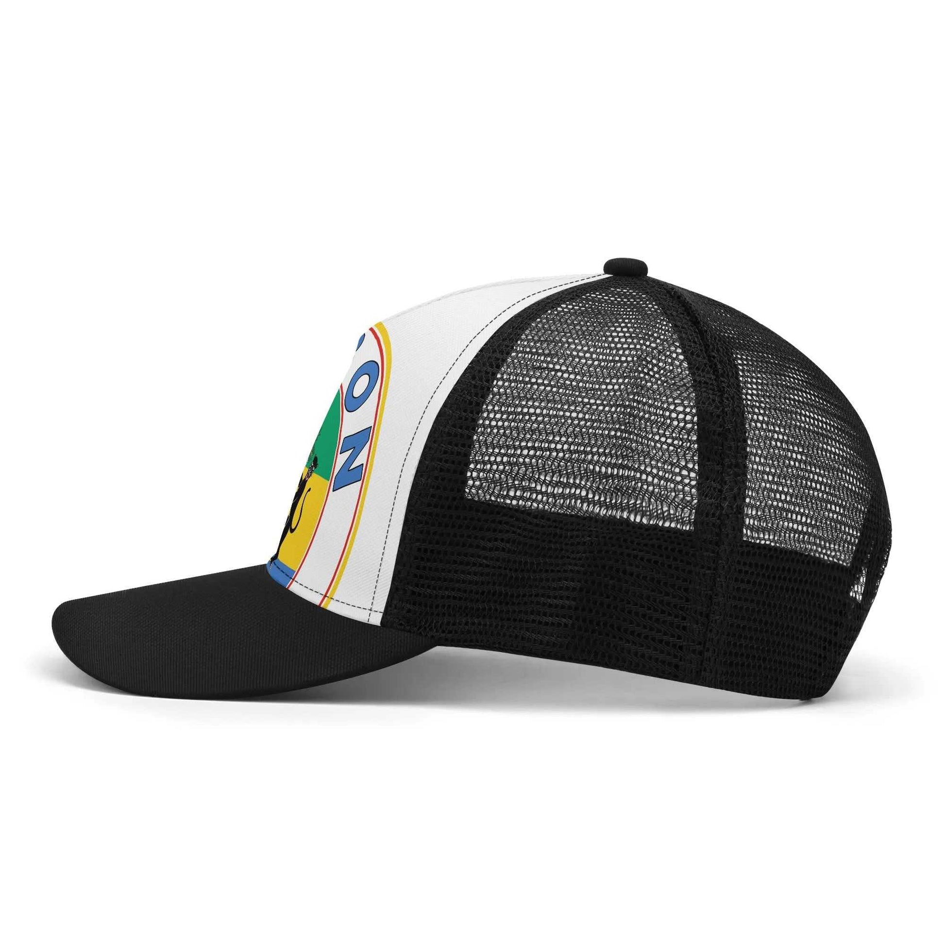  Front Printing Mesh Trucker Hats Gabon ornatusapparel