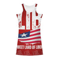 Womens Summer Dresses Sexy Wrap Hip Mini Slim Fitted Dress Liberia ornatusapparel