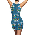 Womens Summer Dresses Sexy Wrap Hip Mini Slim Fitted Dress Liberia ornatusapparel
