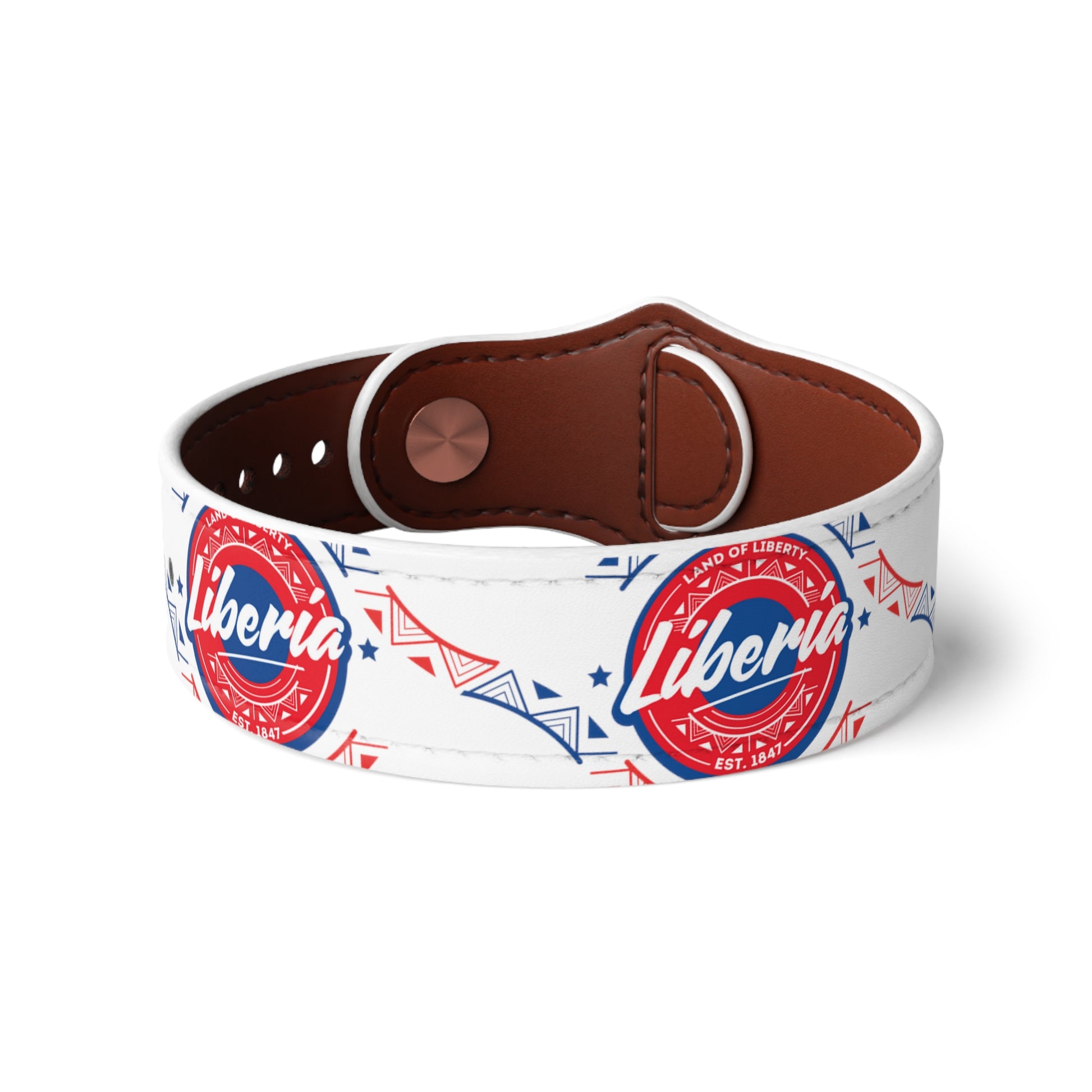 Faux leather bracelet