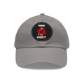 Hats Dad Hat with Leather Patch (Round) Hats & Caps ornatusapparel