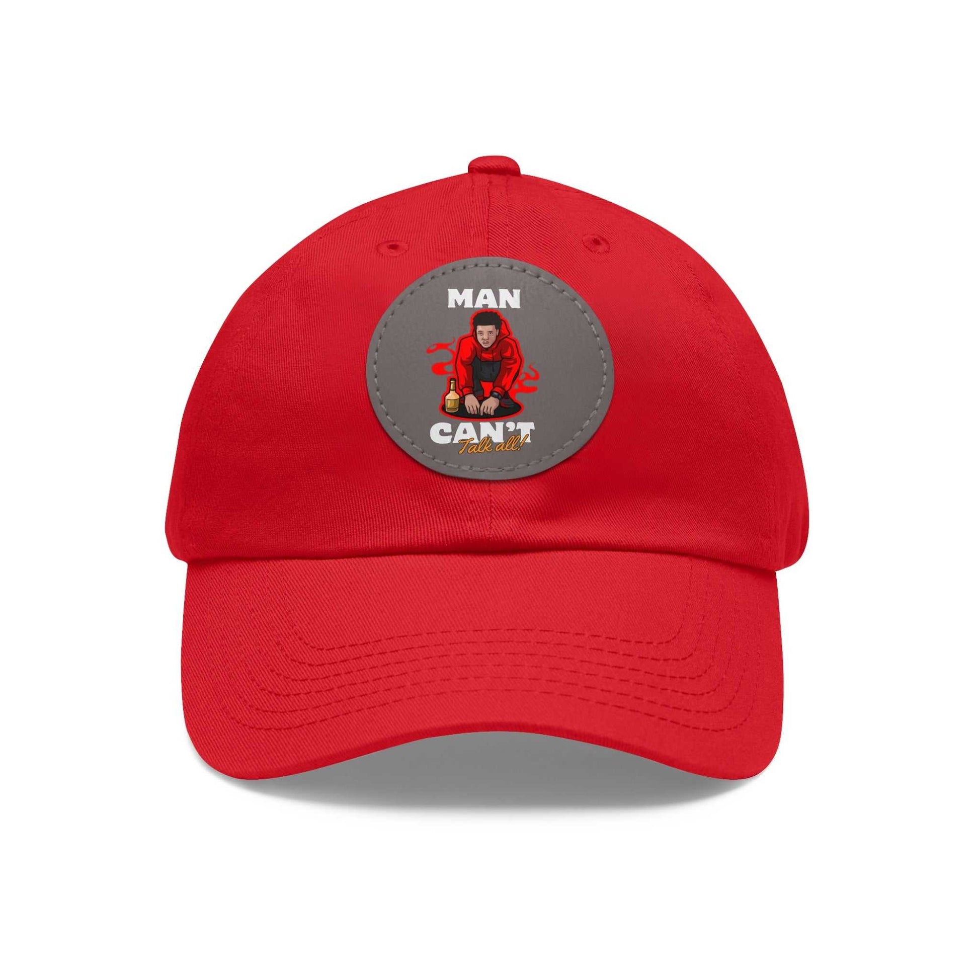 Hats Dad Hat with Leather Patch (Round) Hats & Caps ornatusapparel