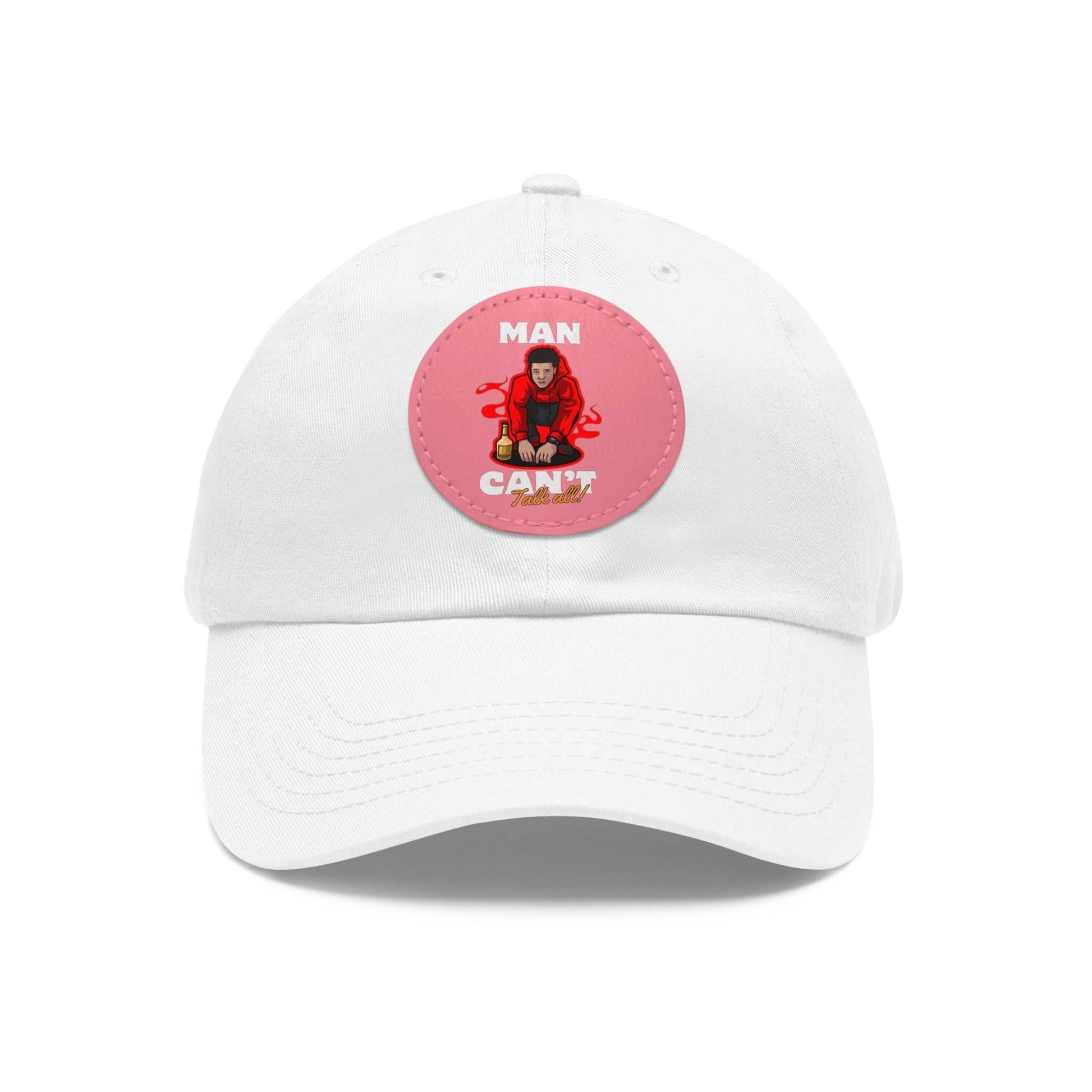 Hats Dad Hat with Leather Patch (Round) Hats & Caps ornatusapparel