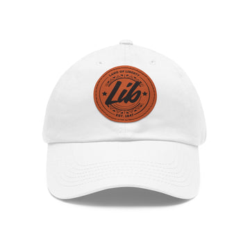 Leather Patch Dad Hat