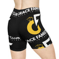 Allover print biker shorts