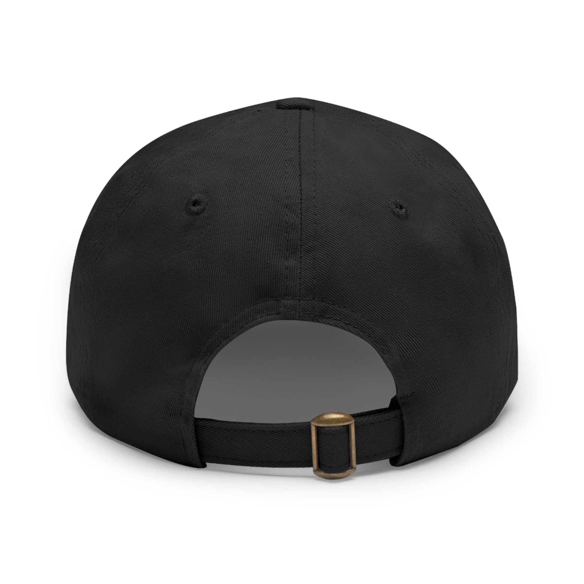 Hats Dad Hat with Leather Patch (Round) Hats & Caps ornatusapparel