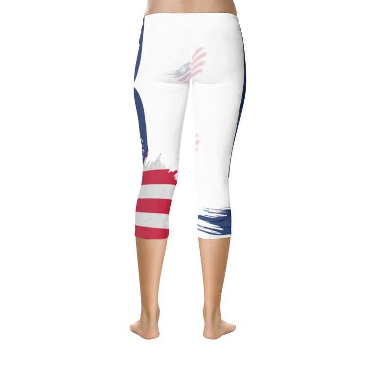 Leggings All-Over Print Capri Leggings Liberia ornatusapparel