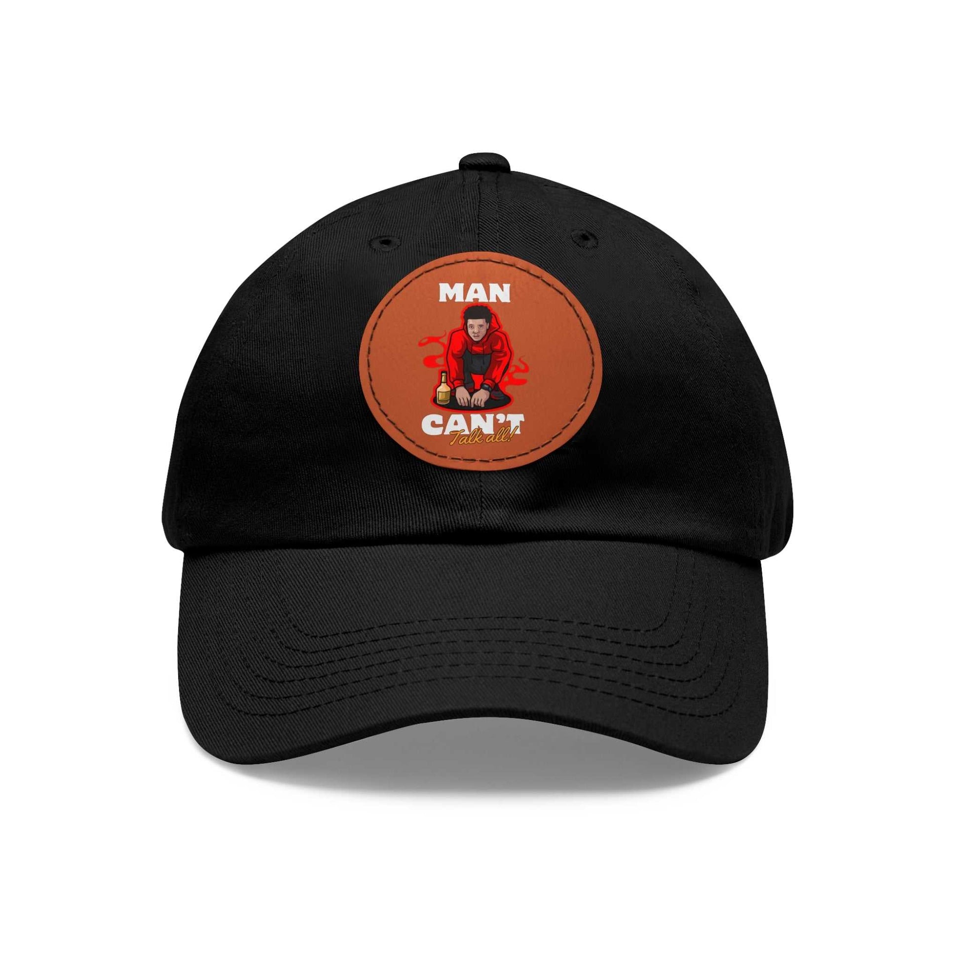 Hats Dad Hat with Leather Patch (Round) Hats & Caps ornatusapparel