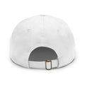 Round leather patch hat