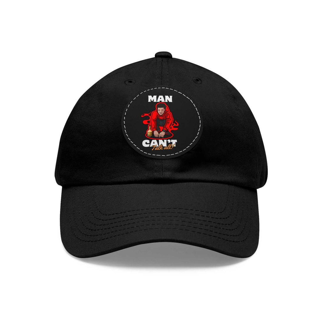 Hats Dad Hat with Leather Patch (Round) Hats & Caps ornatusapparel