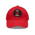 Hats Dad Hat with Leather Patch (Round) Hats & Caps ornatusapparel