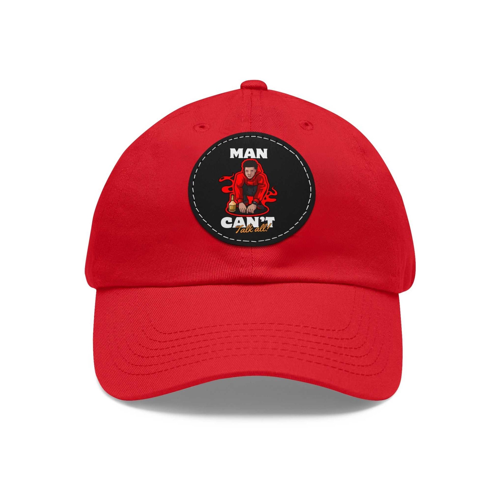Hats Dad Hat with Leather Patch (Round) Hats & Caps ornatusapparel